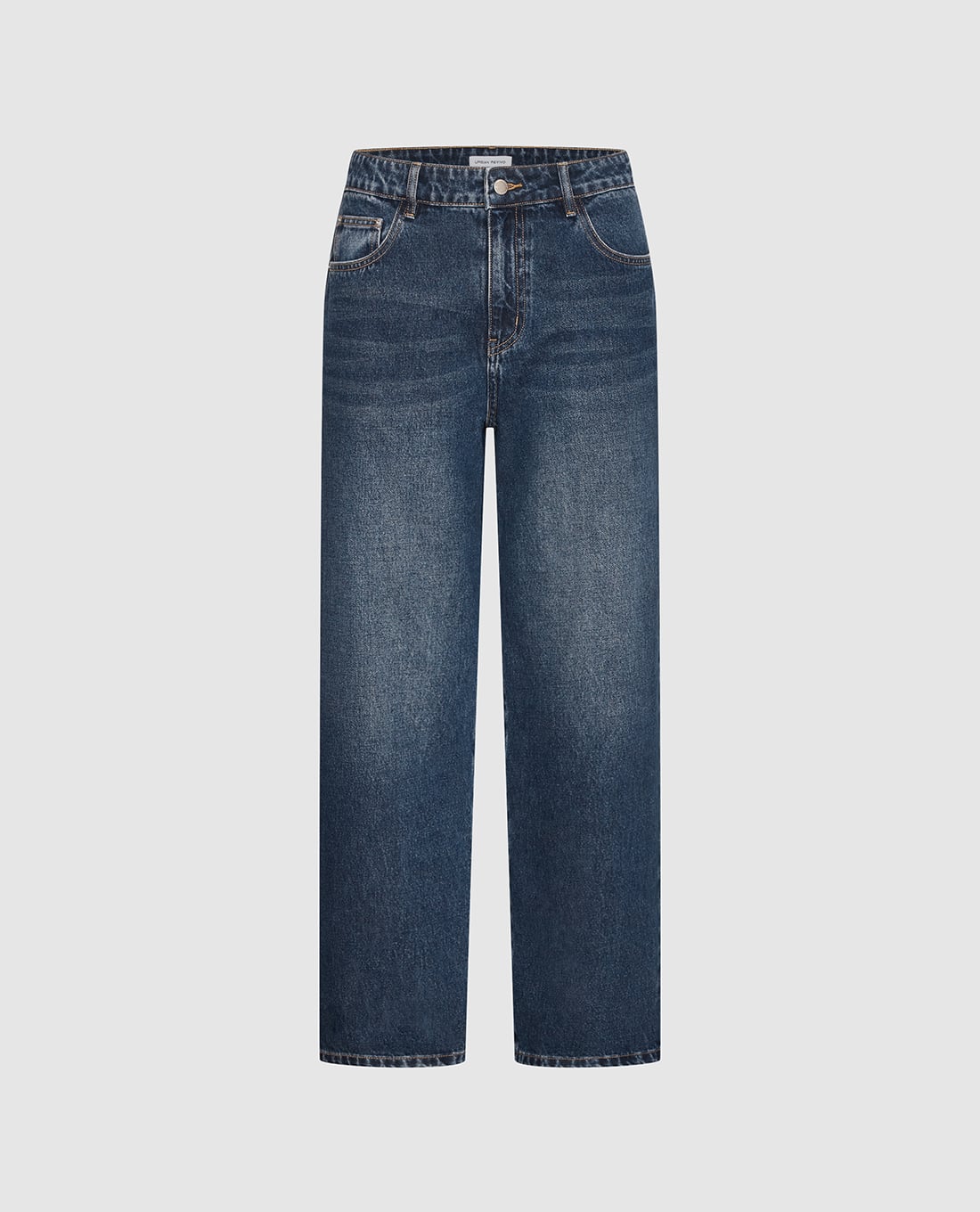 URBAN REVIVO - Quần jeans nam ống rộng wash bạc