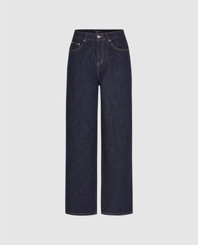  Urban Revivo - Quần jeans nữ ống đứng lưng cao 