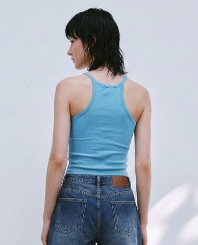  URBAN REVIVO - Áo hai dây nữ phom ôm thời trang 