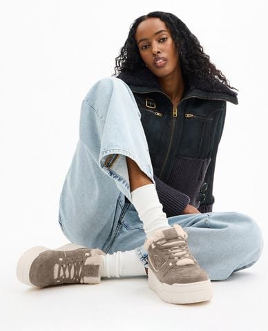  COACH - Giày sneakers nữ cổ thấp Soho Platform 