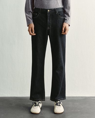  URBAN REVIVO - Quần jeans nam ống đứng hiện đại 