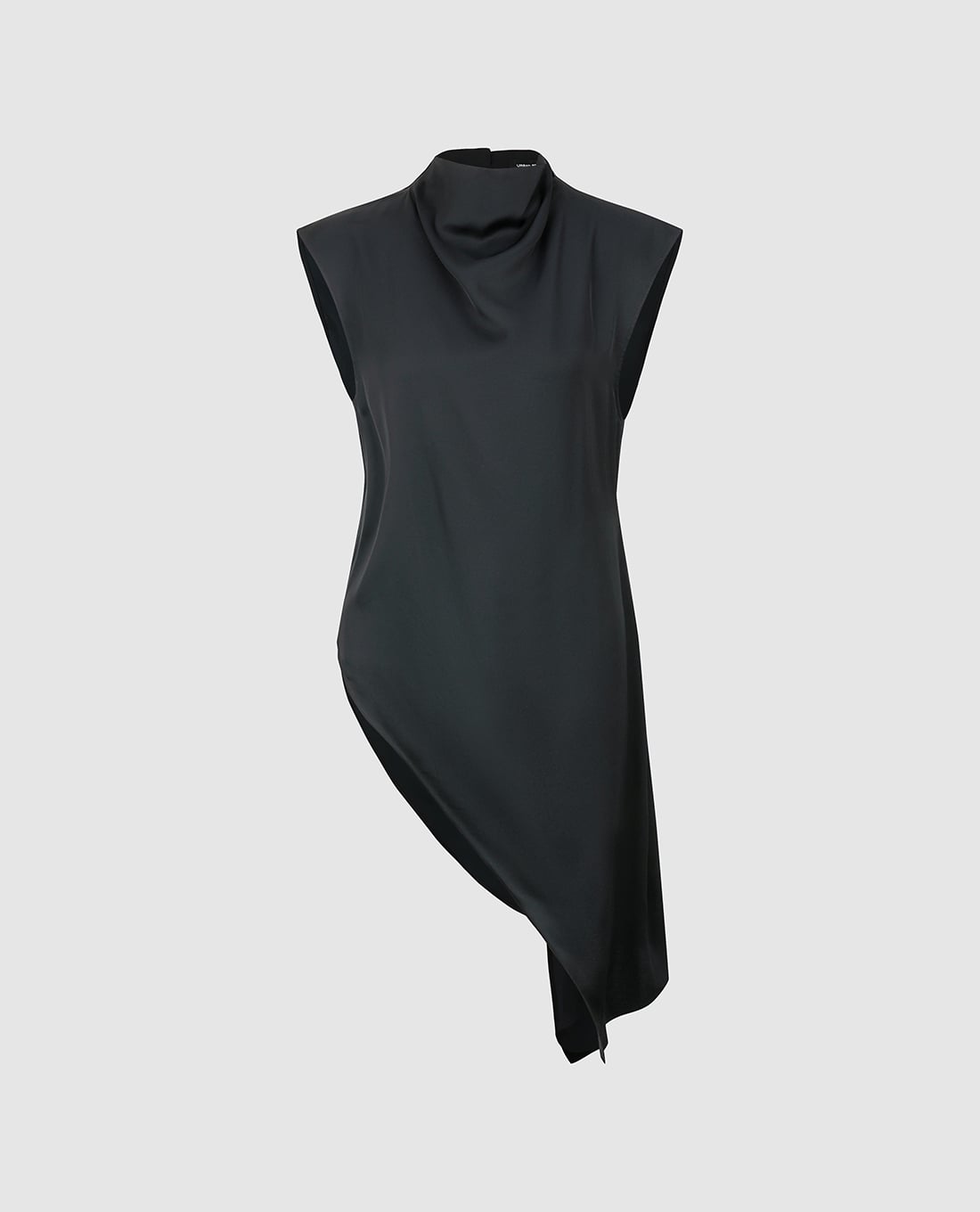 URBAN REVIVO - Áo sát nách nữ cổ đổ bất đối xứng