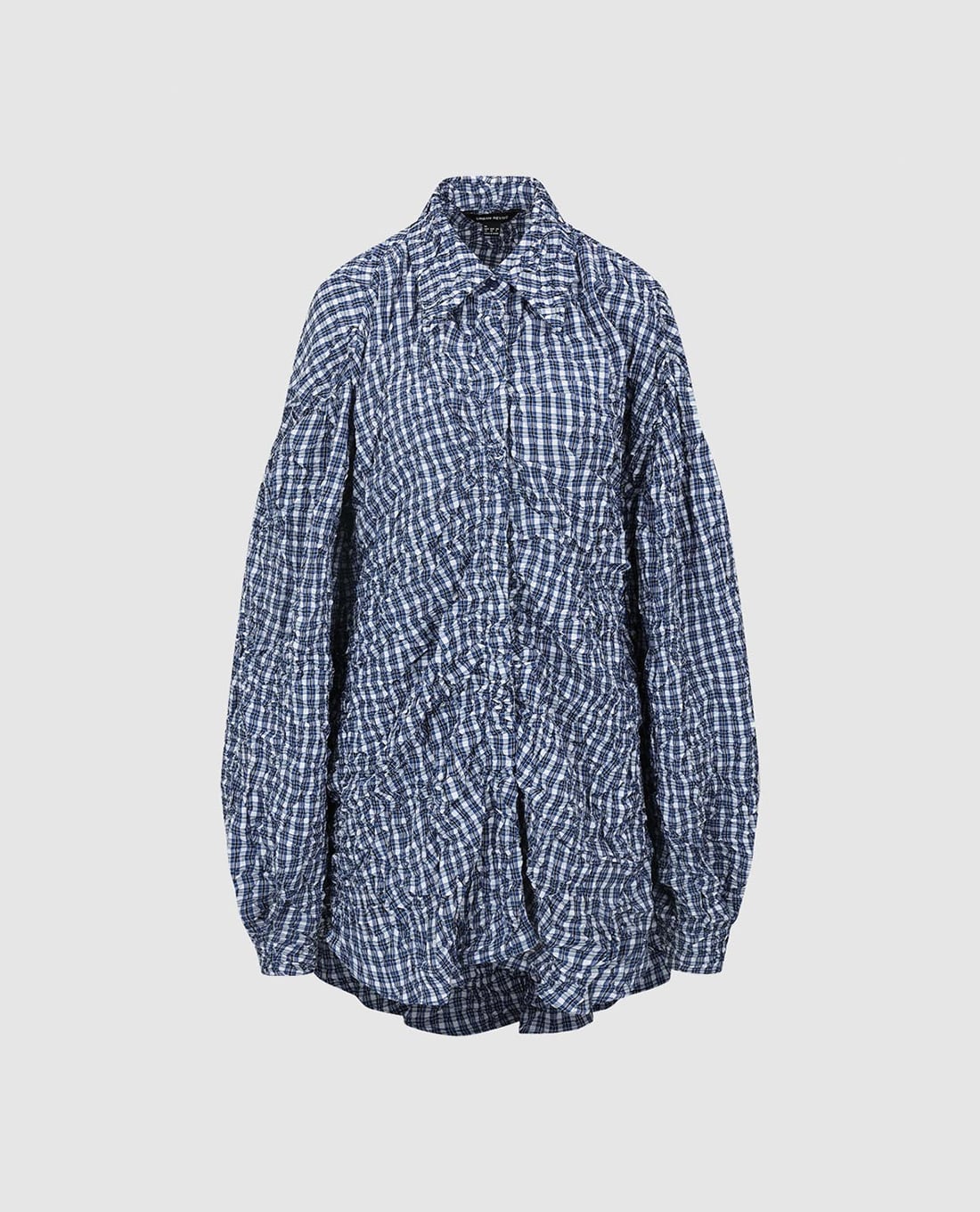 URBAN REVIVO - Áo sơ mi nữ tay dài kẻ caro