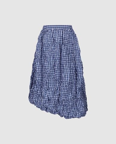  URBAN REVIVO - Chân váy chữ A midi kẻ sọc 