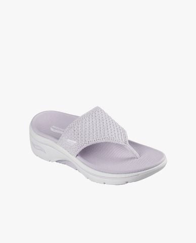  SKECHERS - Dép kẹp nữ mũi tròn GOwalk Arch Fit 2.0 