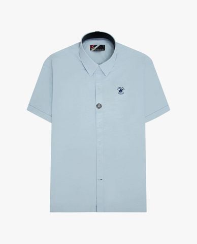  BEVERLY HILLS POLO CLUB - Áo sơ mi nam cổ bẻ tay ngắn thêu logo 