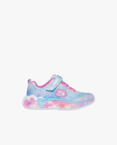  SKECHERS - Giày sneakers bé gái cổ thấp Eternal Heart Lights 