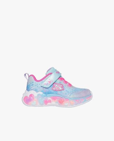  SKECHERS - Giày sneakers bé gái cổ thấp Eternal Heart Lights 