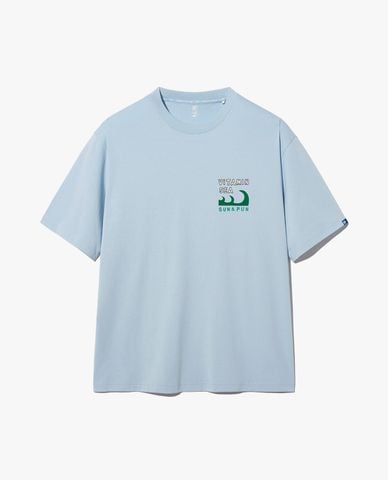  FILA - Áo thun unisex tay ngắn Public Summer Graphic 