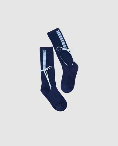  URBAN REVIVO - Vớ nữ cổ cao phối nơ hiện đại 