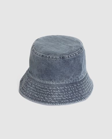  URBAN REVIVO - Nón bucket unisex denim 