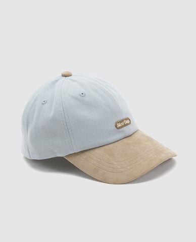  URBAN REVIVO - Nón bóng chày nữ phối màu thêu chữ 