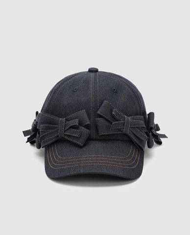  URBAN REVIVO - Nón bóng chày nữ phối nơ độc đáo 