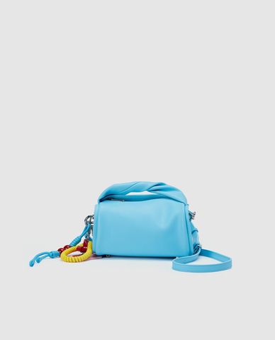  URBAN REVIVO - Túi đeo vai nữ hình thang phối charm 