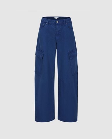  URBAN REVIVO - Quần nữ ống rộng túi hộp cá tính 