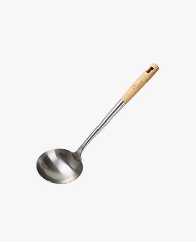  LA GOURMET - Vá canh inox cán gỗ cao cấp 