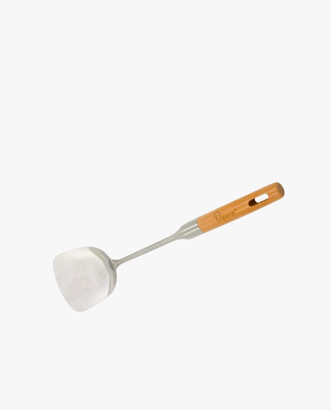 LA GOURMET - Xẻng lật thức ăn inox cán gỗ cao cấp