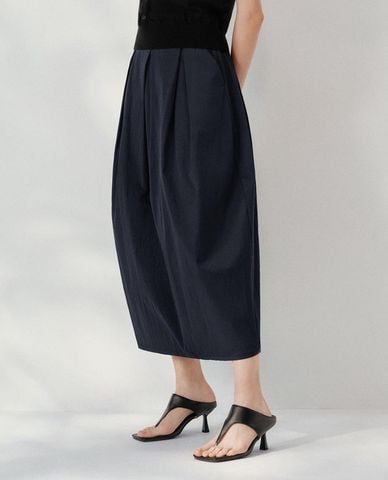  URBAN REVIVO - Chân váy phom suông midi thanh lịch 