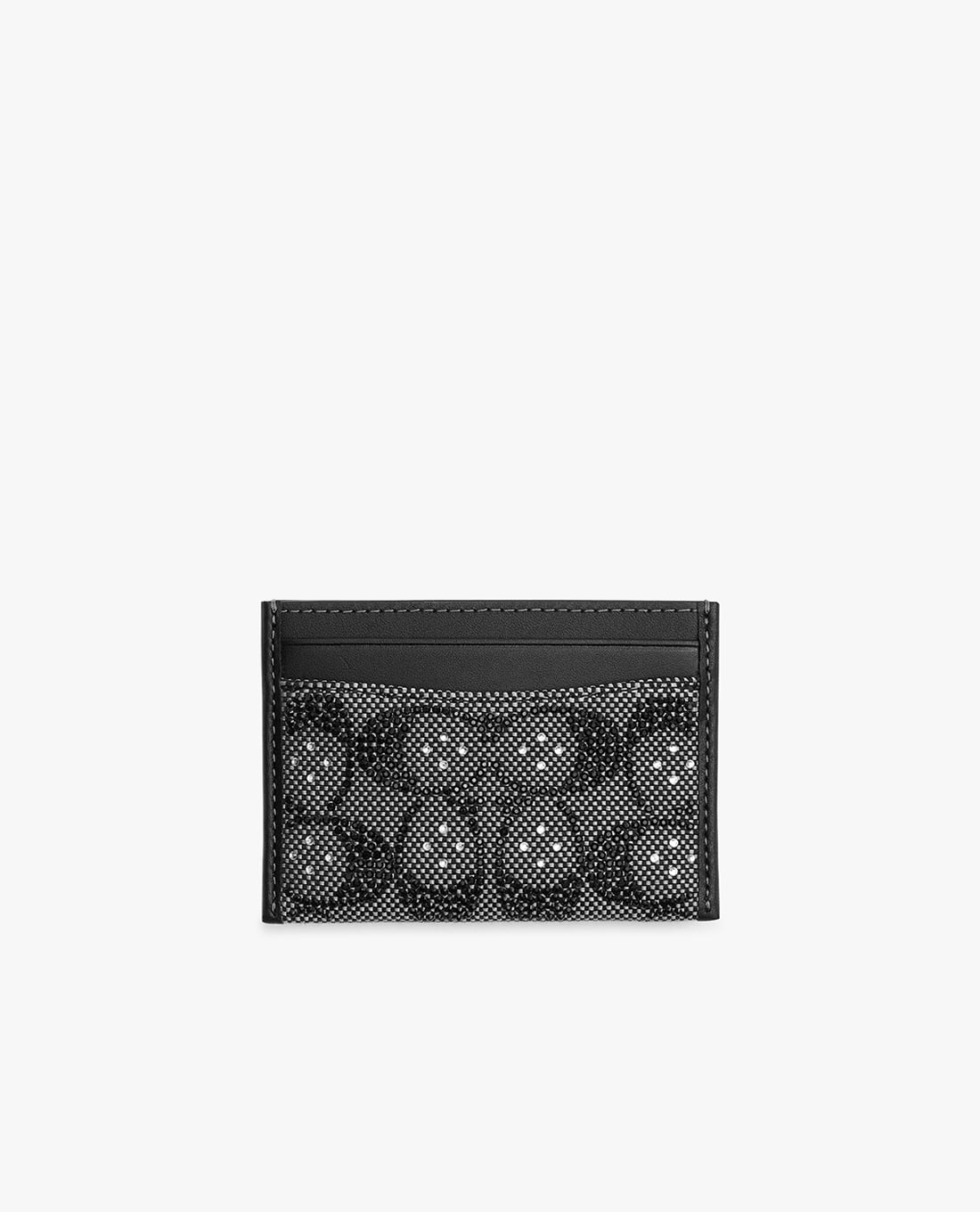 COACH - Ví đựng thẻ nữ Essential In Crystal Signature Jacquard