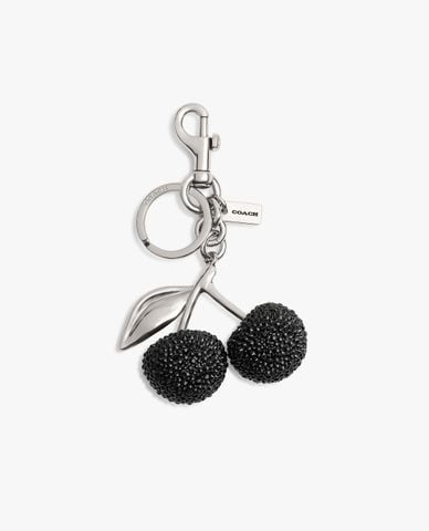  COACH - Móc khóa treo túi nữ Crystal Cherry 