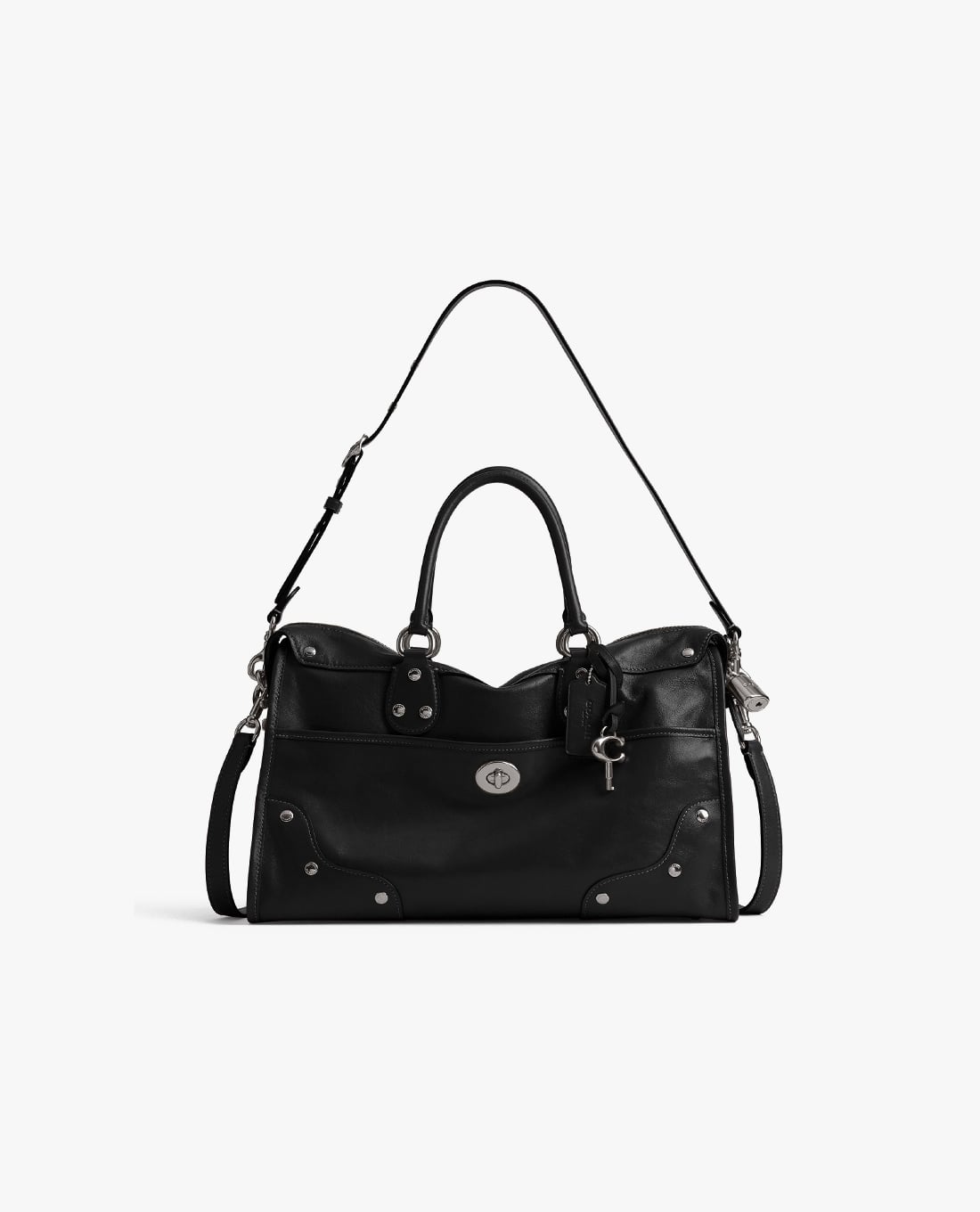 COACH - Túi đeo vai nữ phom chữ nhật Rider Satchel 38