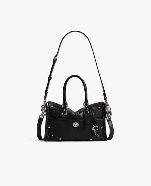  COACH - Túi đeo vai nữ phom chữ nhật Rider Satchel 24 