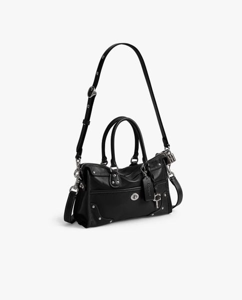  COACH - Túi đeo vai nữ phom chữ nhật Rider Satchel 24 