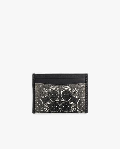  COACH - Ví đựng thẻ nữ Essential In Crystal Signature 