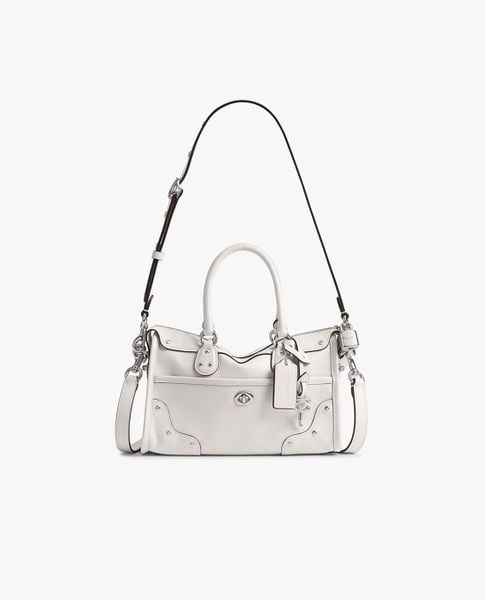  COACH - Túi đeo vai nữ phom chữ nhật Rider Satchel 24 