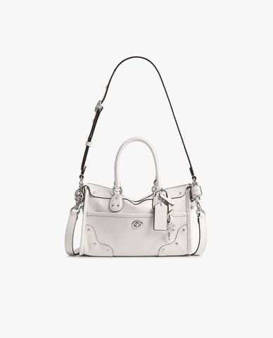  COACH - Túi đeo vai nữ phom chữ nhật Rider Satchel 24 