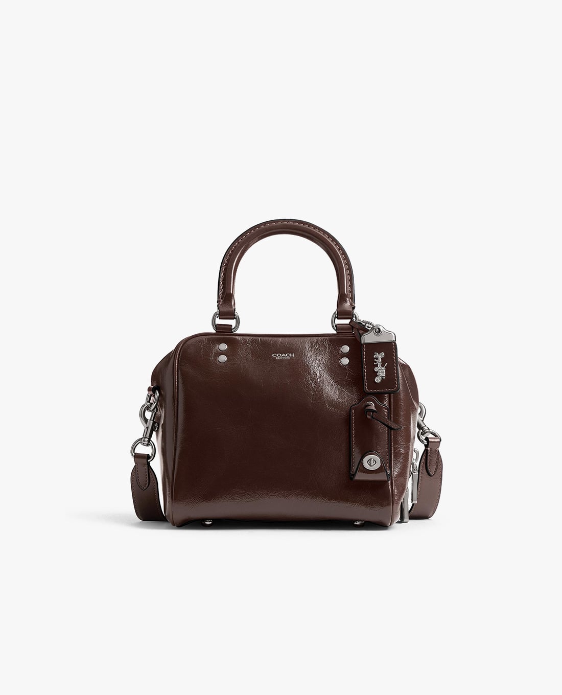 COACH - Túi xách nữ phom chữ nhật Cube Rogue 20