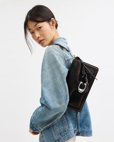  COACH - Túi đeo vai nữ Tabby 26 In Loved Leather 