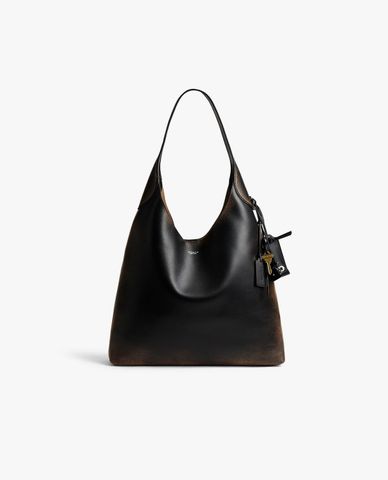  COACH - Túi đeo vai nữ hình thang Brooklyn 39 In Loved Leather 
