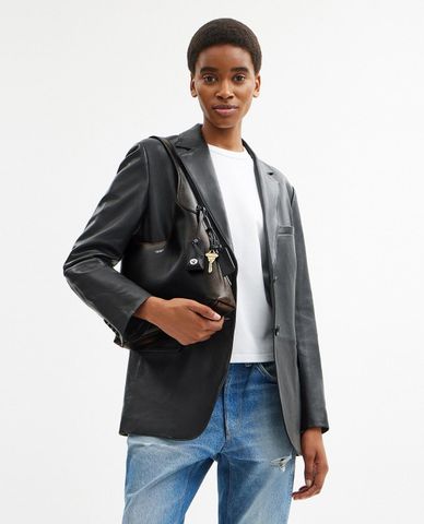  COACH - Túi đeo vai nữ hình thang Brooklyn 28 In Loved Leather 