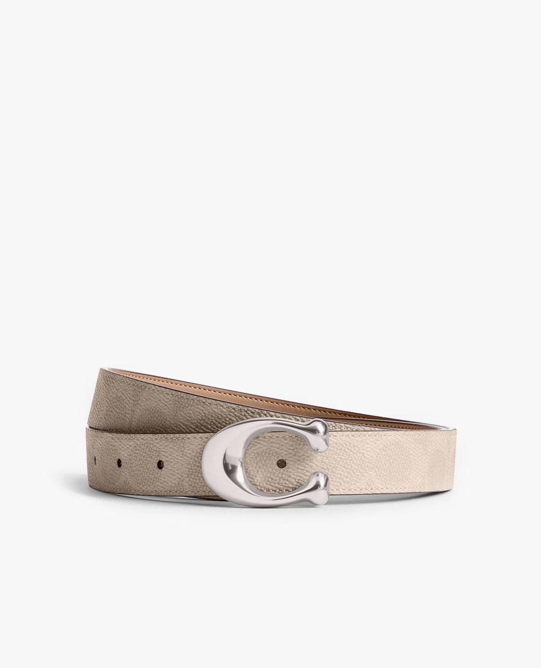 COACH - Thắt lưng nữ Sculpted C Buckle Reversible