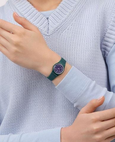  SWATCH - Đồng hồ nữ Teal Weave 25mm 