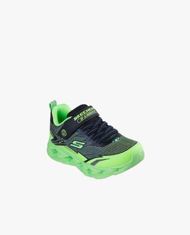  SKECHERS - Giày sneakers bé trai cổ thấp S Lights Vortex Veltrox 