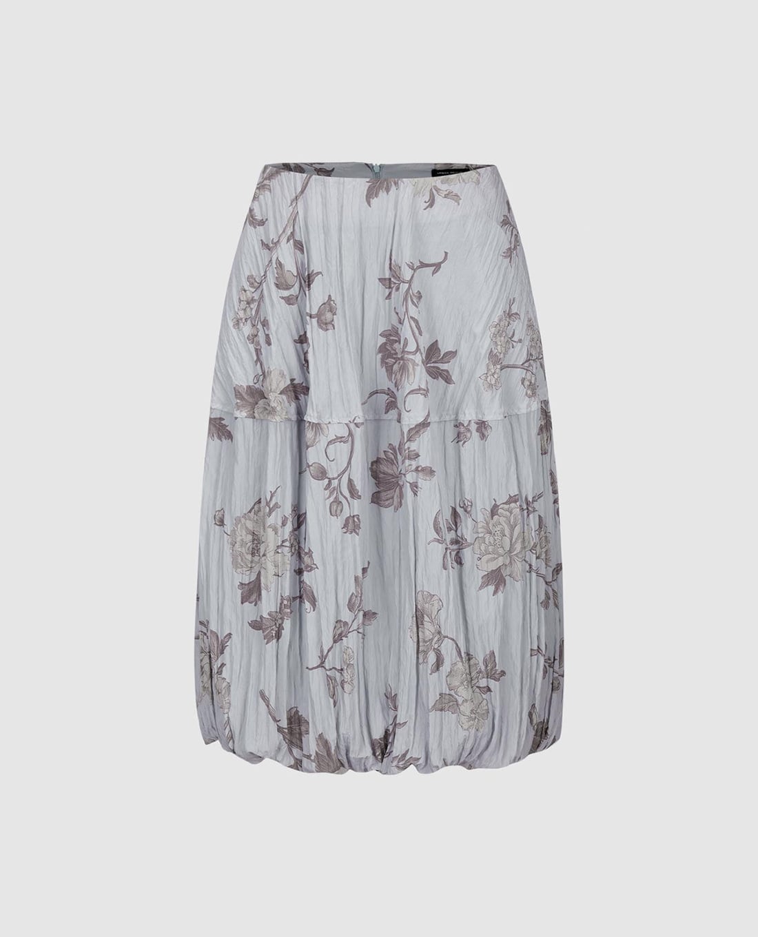 URBAN REVIVO - Chân váy xếp li midi dáng xòe Floral