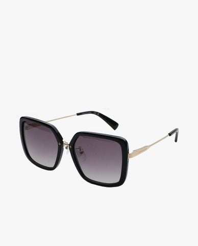  LONGCHAMP - Kính mát nữ gọng chữ nhật bản dày 