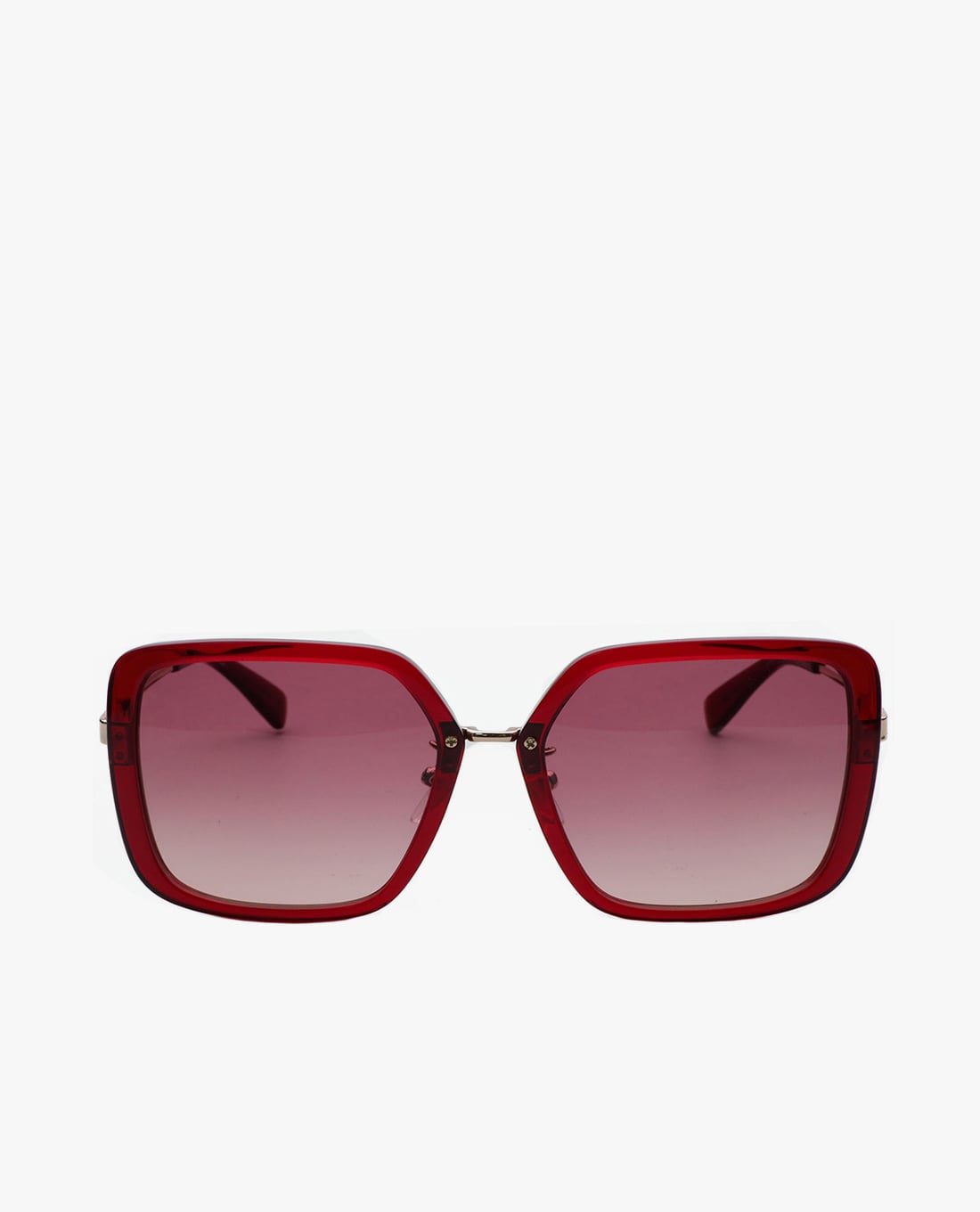 LONGCHAMP - Kính mát nữ gọng chữ nhật bản dày