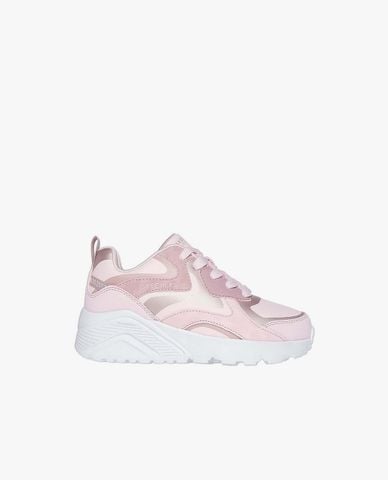  SKECHERS - Giày sneakers bé gái cổ thấp Street UNO Lite 