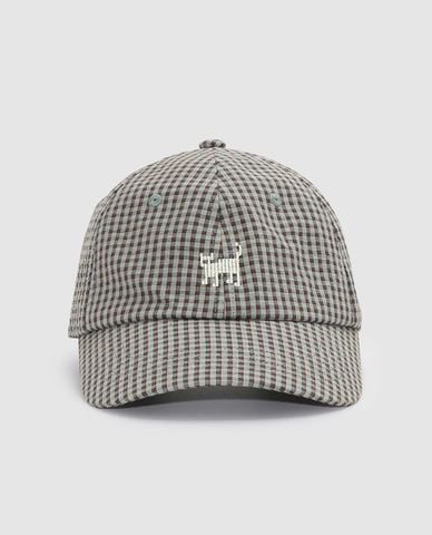  URBAN REVIVO - Nón bóng chày unisex họa tiết caro 