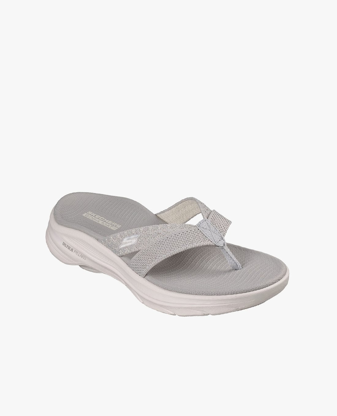 Dép kẹp nữ Skechers On The Go GOwalk 8 màu light grey êm chân
