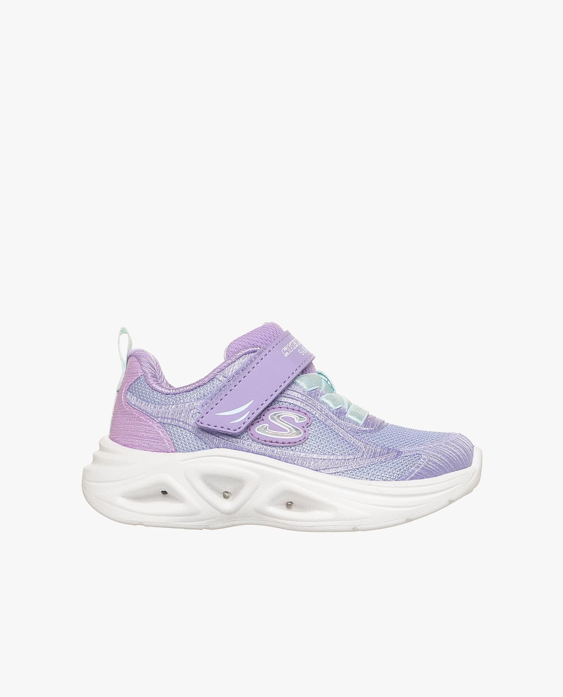 SKECHERS - Giày sneakers trẻ em cổ thấp Sola Glow 2.0
