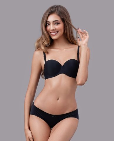  MISAKI - Quần lót bikini nữ poly spandex trơn 