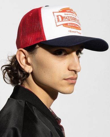  DSQUARED2 - Nón bóng chày nam in logo cá tính 