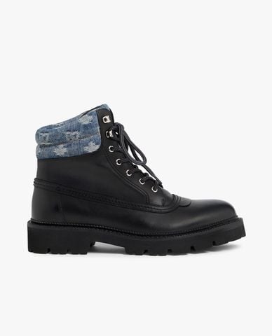  DSQUARED2 - Giày boots nam cổ cao Monogram 