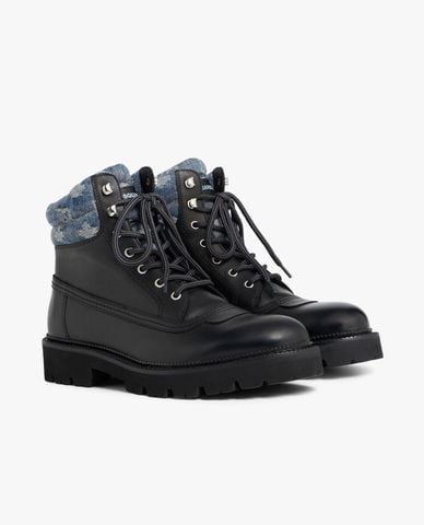  DSQUARED2 - Giày boots nam cổ cao Monogram 