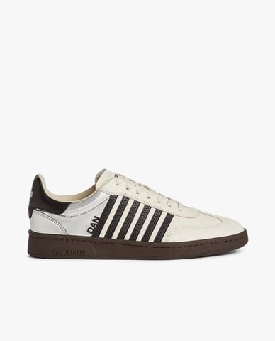  DSQUARED2 - Giày sneakers nam cổ thấp phối sọc 