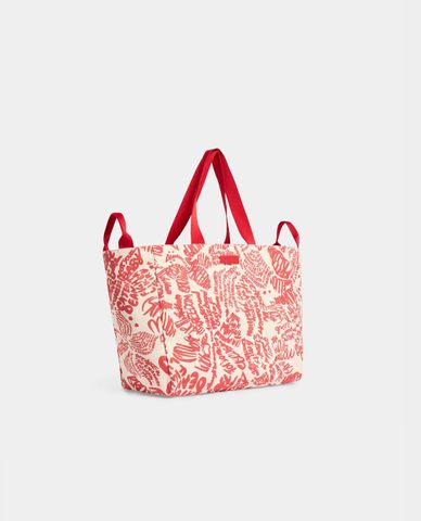  DSQUARED2 - Túi tote nữ hình thang họa tiết chữ 